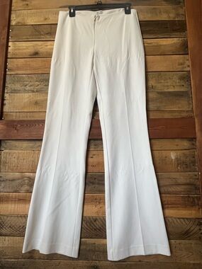 Cache White Boot Cut Dress Pants